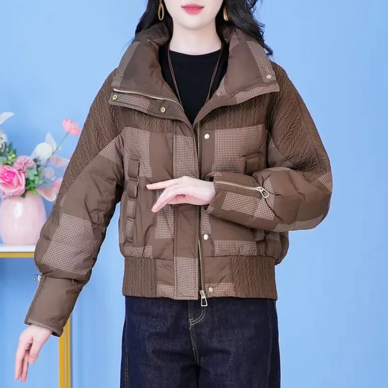 高级感百搭时尚加厚棉服女2026年秋冬季新款高档连帽显瘦保暖外套