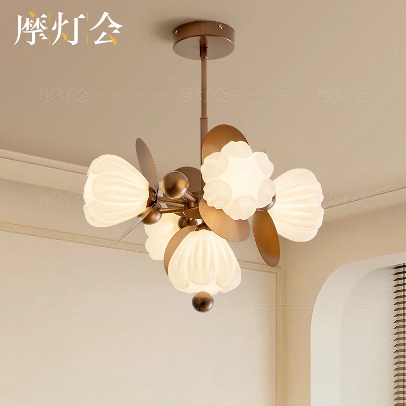 摩灯会 主卧室吊灯 2025新款中古风高级感奶油风法式复古房25220