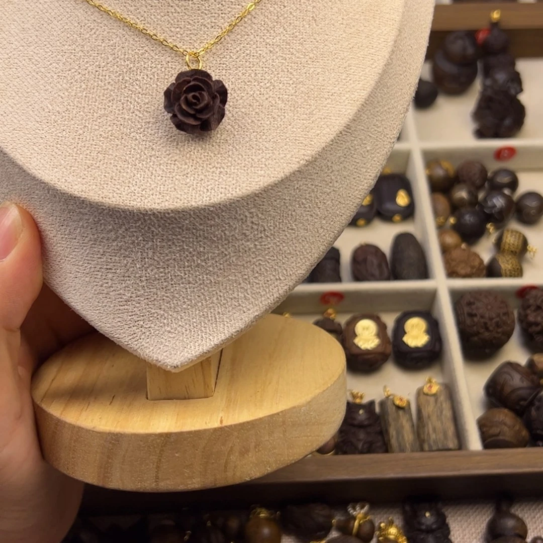 银S925玫瑰随行脖挂配饰