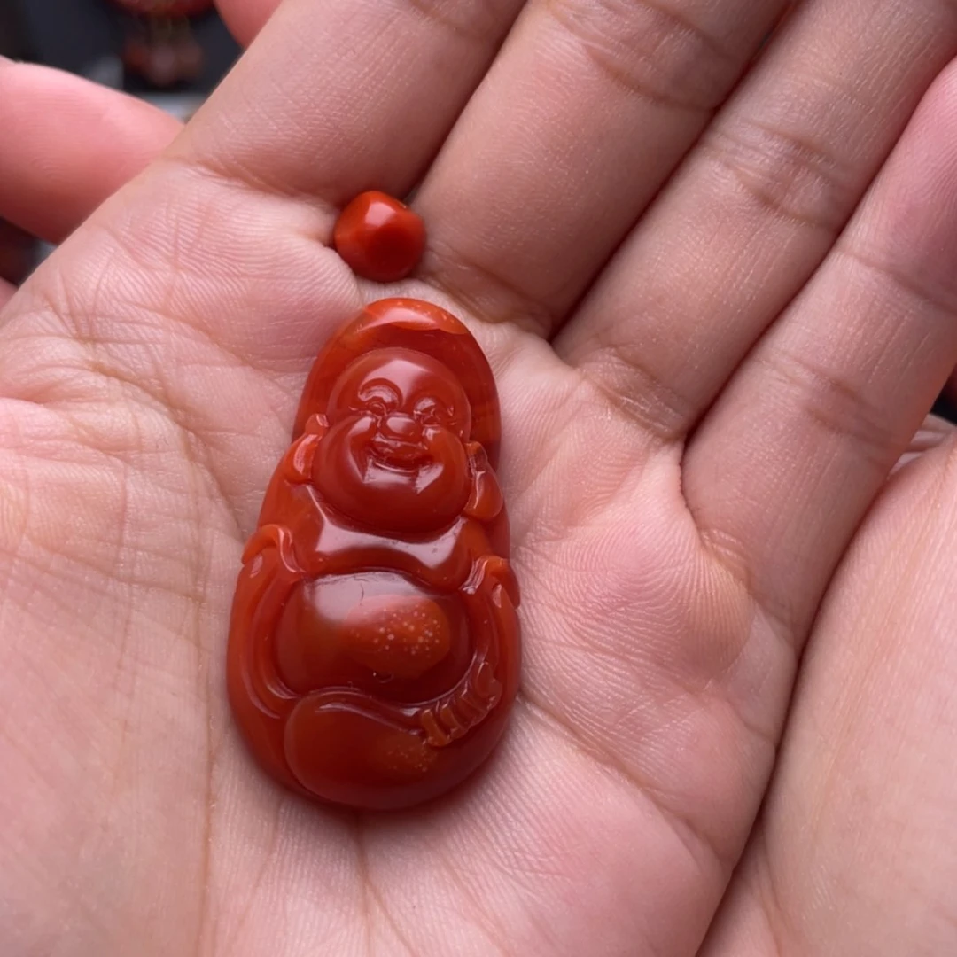 【闪购商品】南红玛瑙弥勒佛未镶嵌