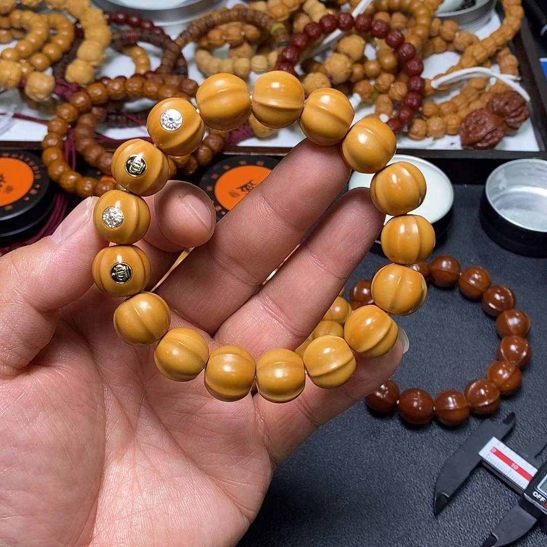 猴头核桃手串全品14左右鲨鱼鳍54号