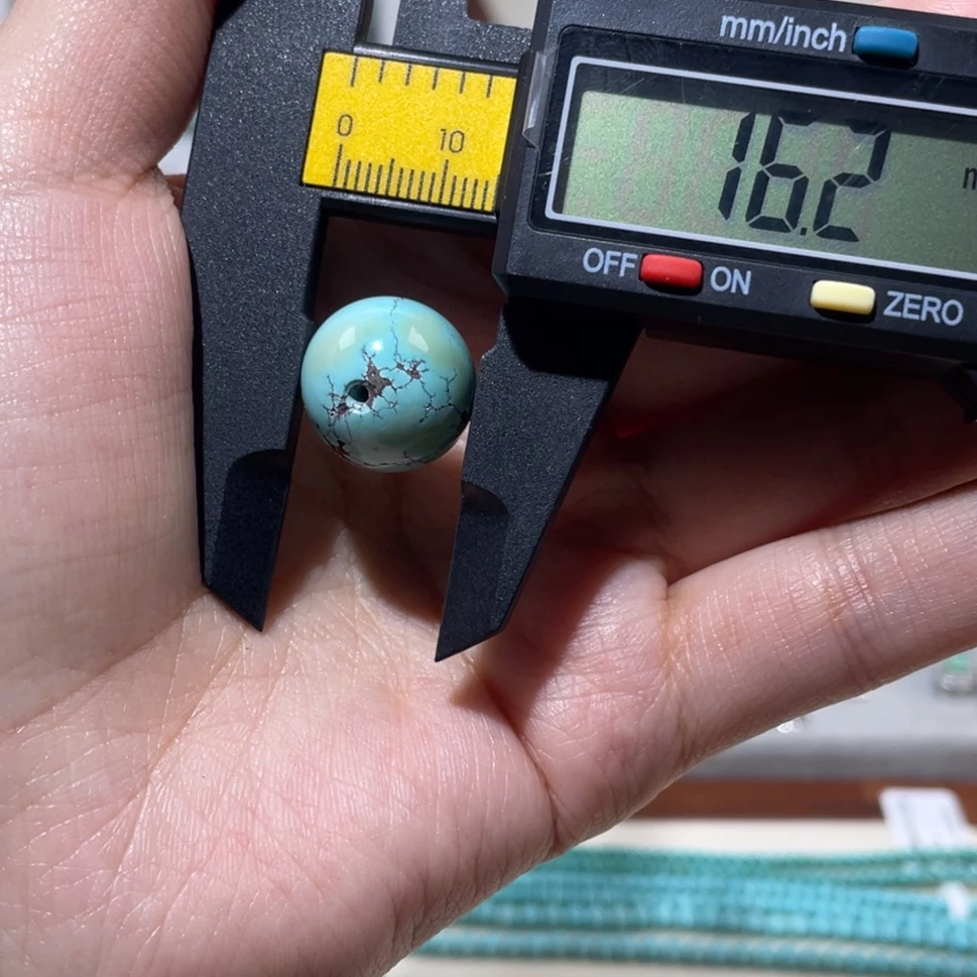 绿松石未镶嵌圆珠