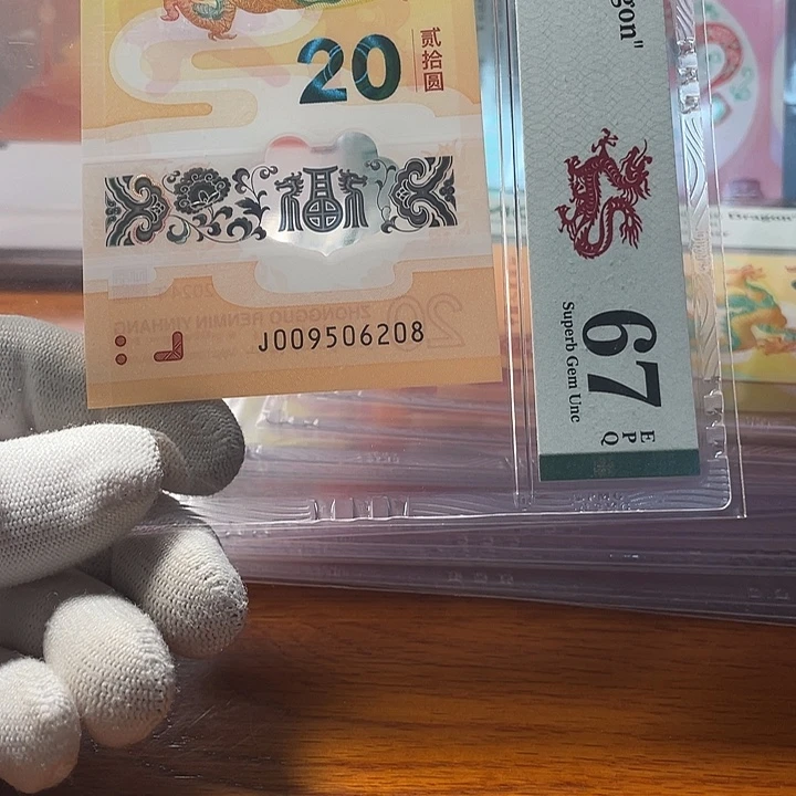 塑料009506208 龙钞