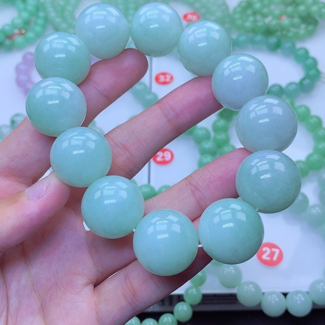 翡翠未镶嵌毛衣链