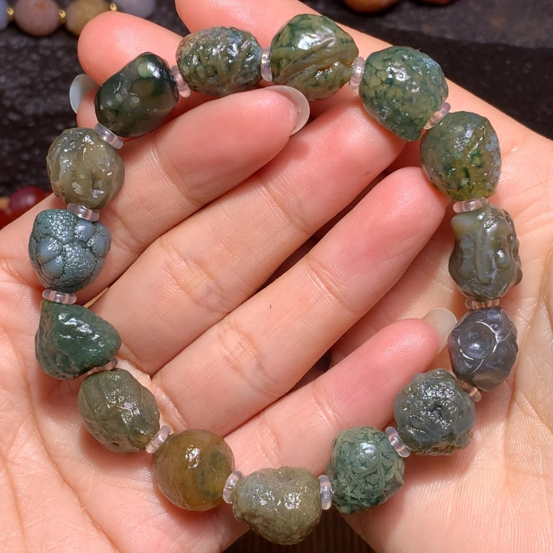 未镶嵌玛瑙/玉髓珠宝半成品