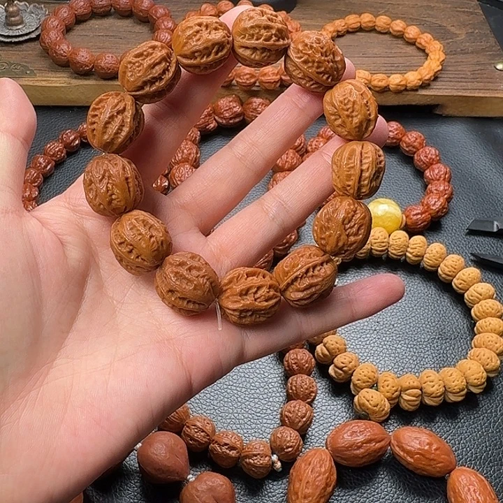文玩核桃手串肉筋八楞手串
