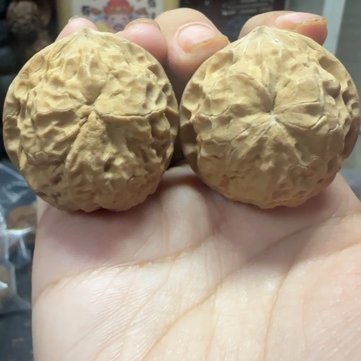 吊坠文玩核桃无相莲花35