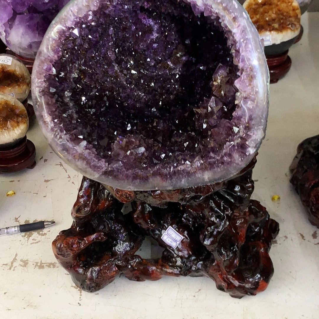 大型摆件（非配饰）未镶嵌水晶芳