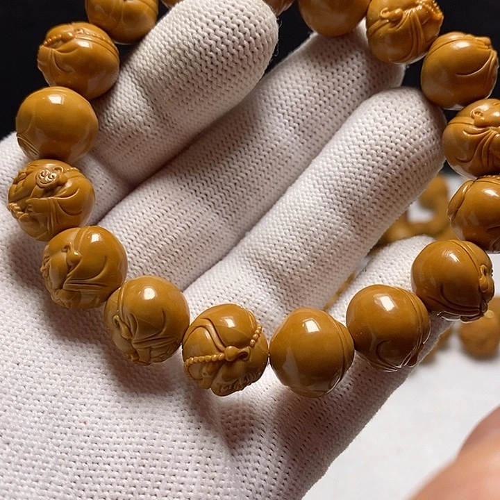 猴头核桃吊坠自在弥勒