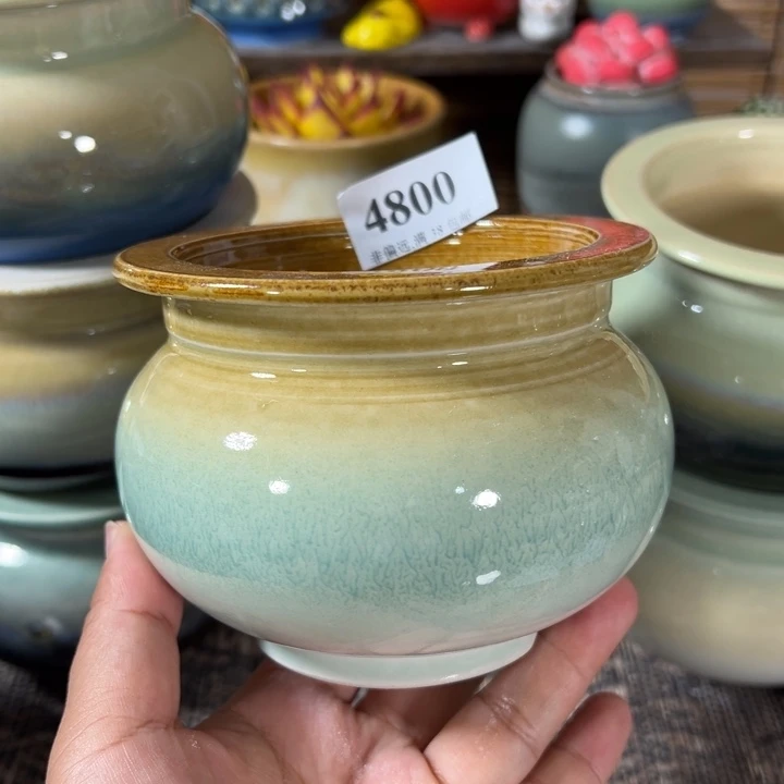 口8 手工花盆满30包邮