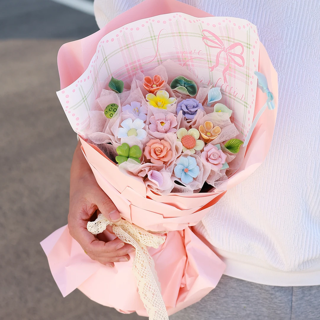 【成品限定陶瓷花束】一岁一礼 手工创意花束礼物生日生日礼物毕业