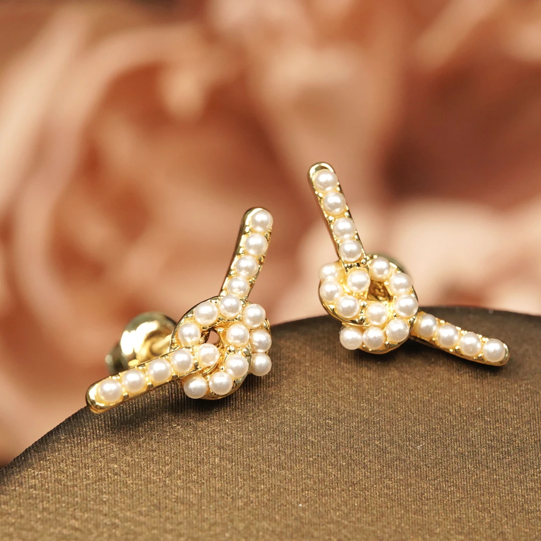 铜合金耳饰 【8515】lele耳钉简约气质复古精致小众优雅