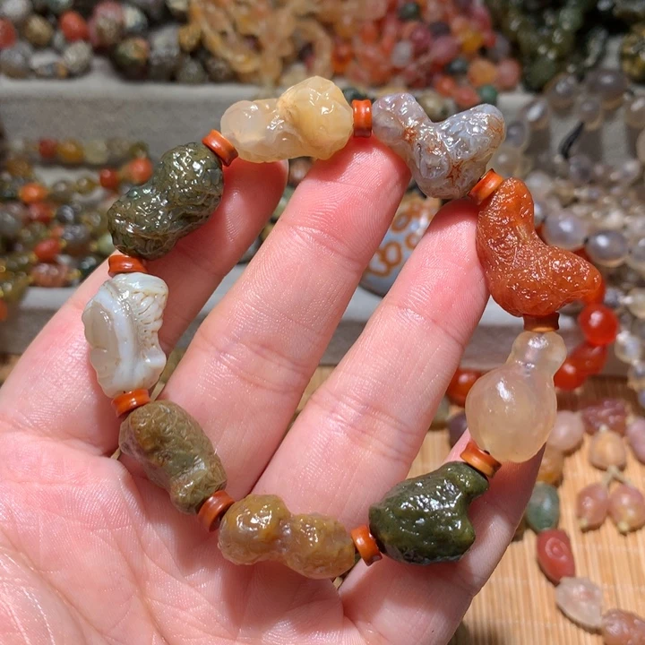 玛瑙/玉髓车挂未镶嵌