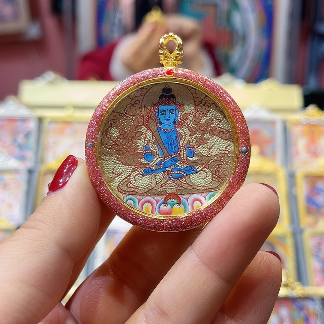 银S925热贡艺术唐卡