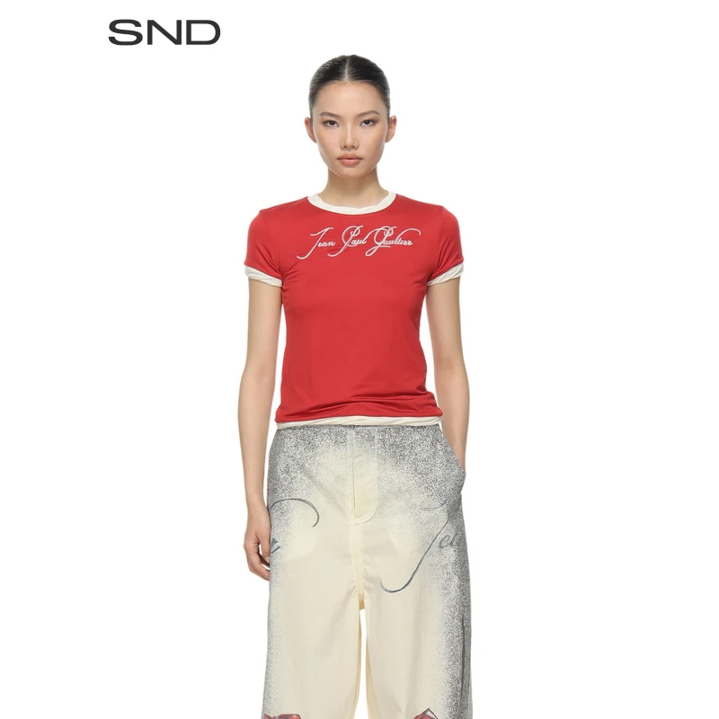 【JEAN PAUL GAULTIER 设计师品牌】SND SS25 印花短袖T恤