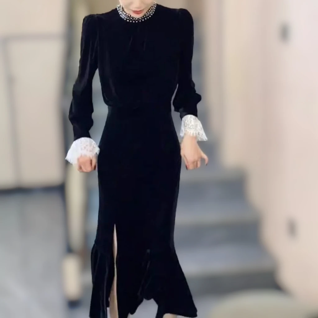 时尚百搭休闲潮流精品女装黑色洋气00313