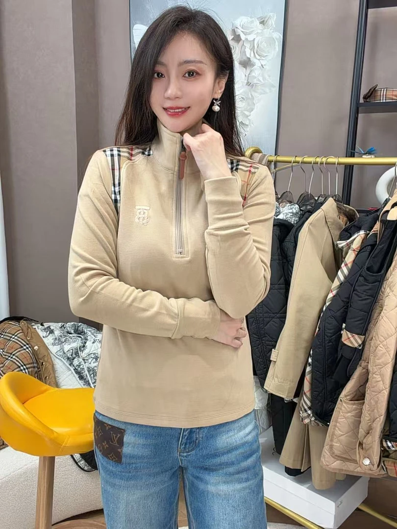 【秋季新品】气质英伦风修身长袖休闲打底衫125619