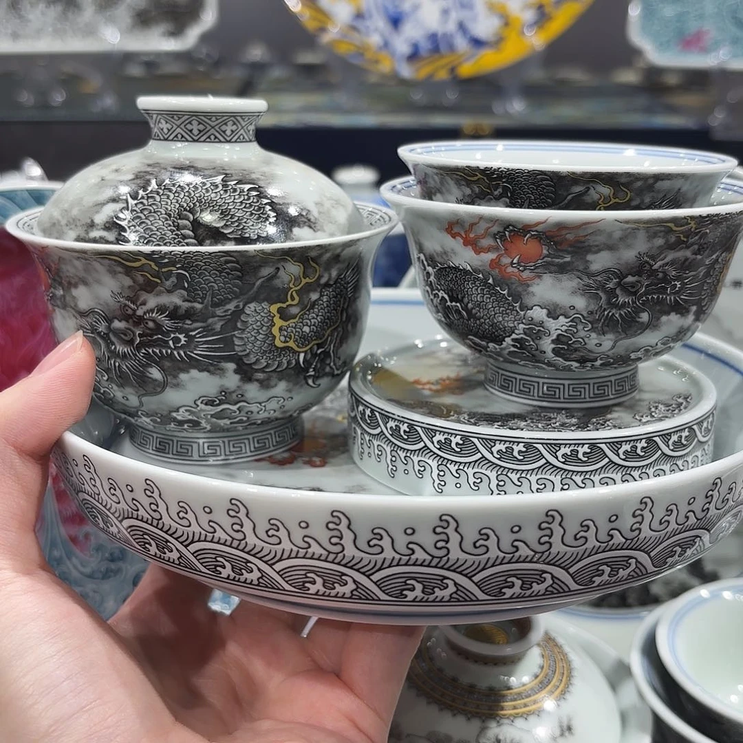 瓷片景德镇瓷器艺术半手