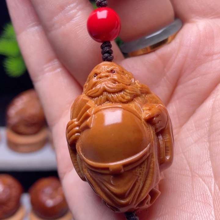 把件橄榄核钟馗3.5单籽49.9