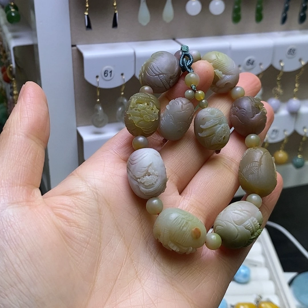 玛瑙/玉髓未镶嵌手链