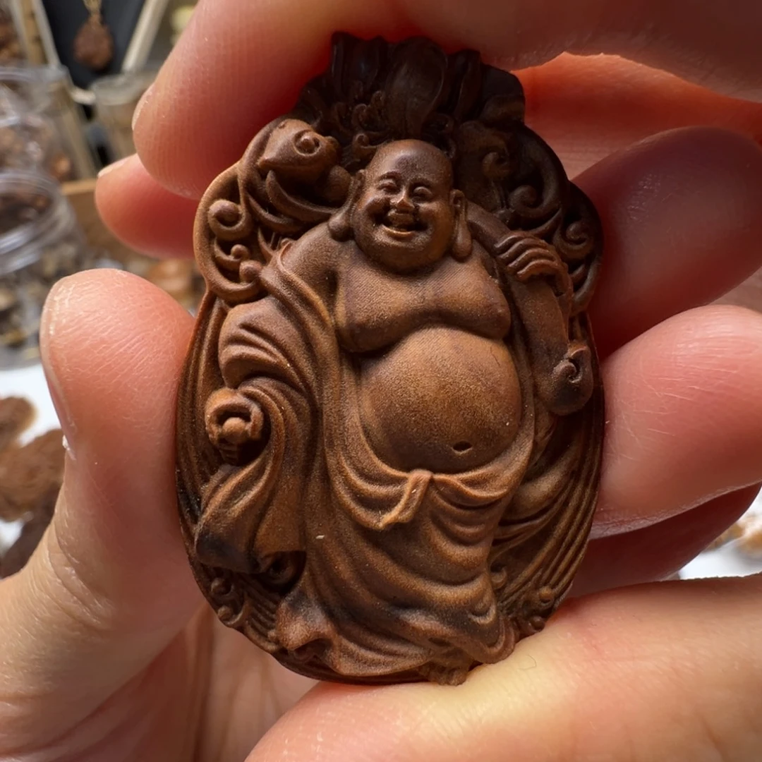 檀香木沉水弥勒老山檀