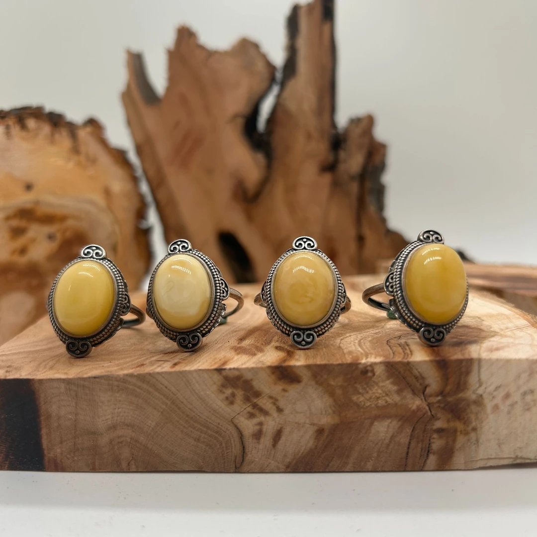 蜜蜡戒指多样性发一只MLJG2509