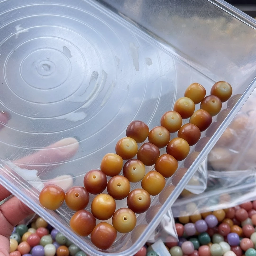 白玉菩提吊坠C/13mm/22颗