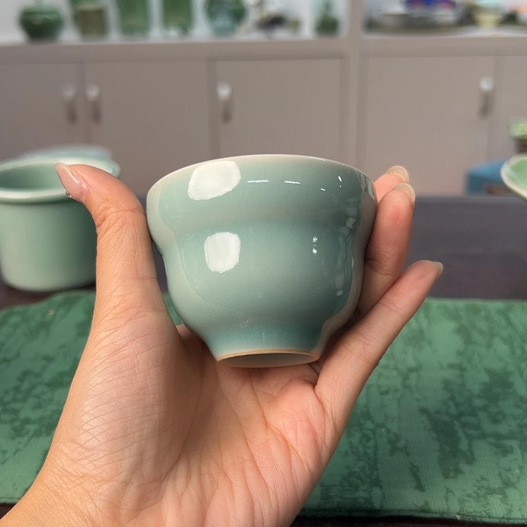 云间青瓷龙泉小米茶器