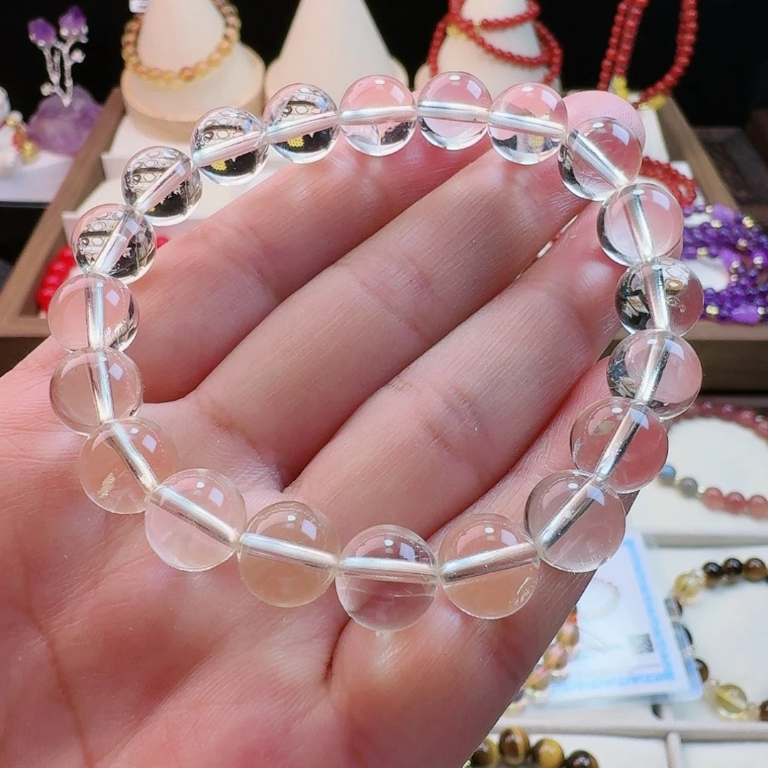 水晶手链未镶嵌白水晶10mm