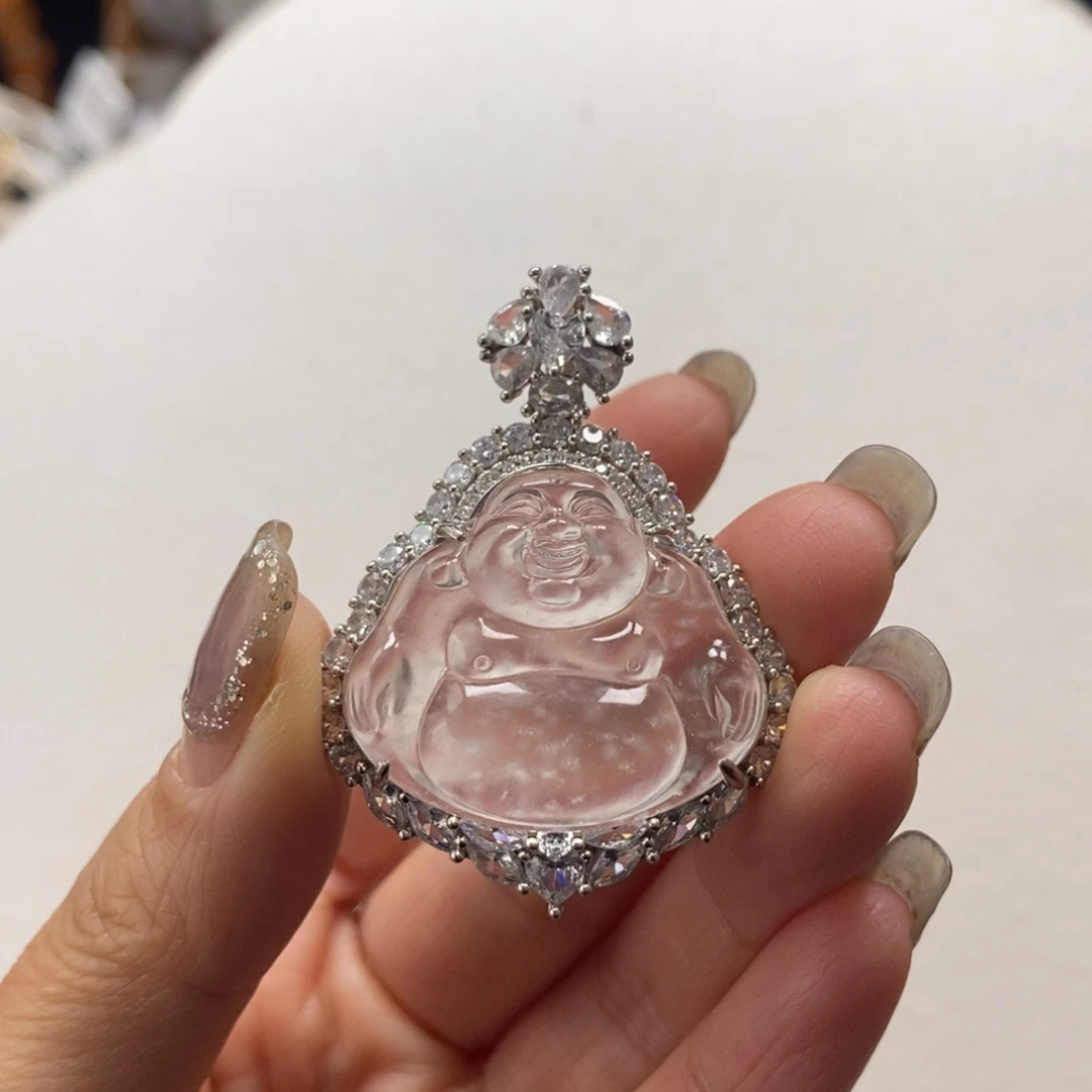 米***珠石英质玉未镶嵌颈饰