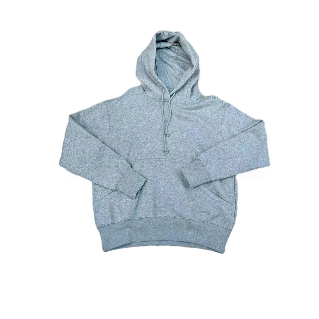 【黑标系列】高品质A字连帽加绒套头卫衣 休闲