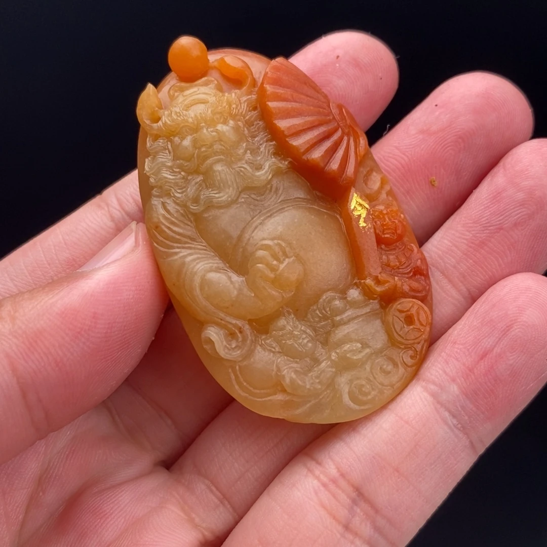 定制翡翠未镶嵌缅甸翡翠钟馗天官赐福