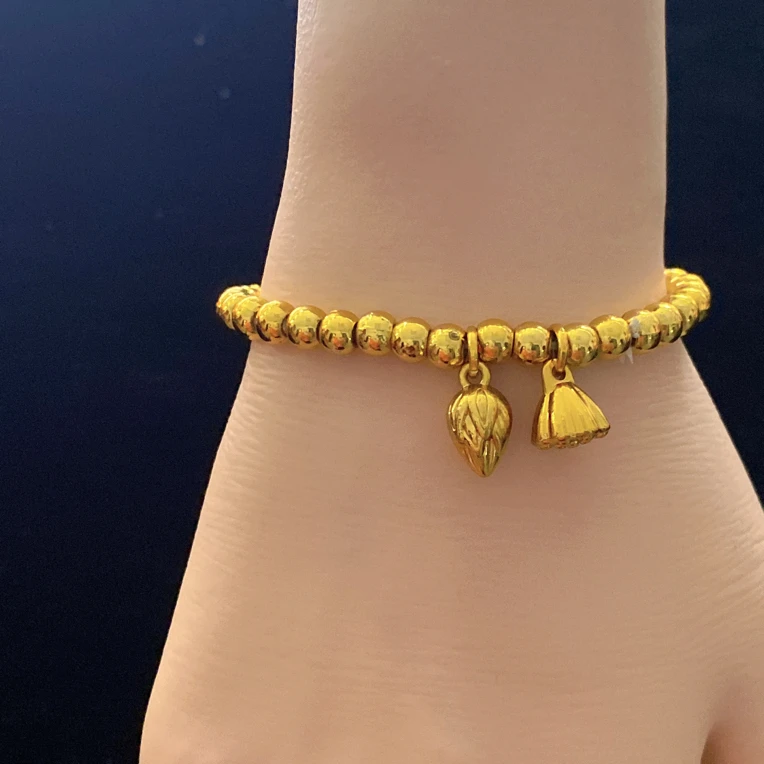 zls046 金色Uk24金黄色精品手链（金店同款）