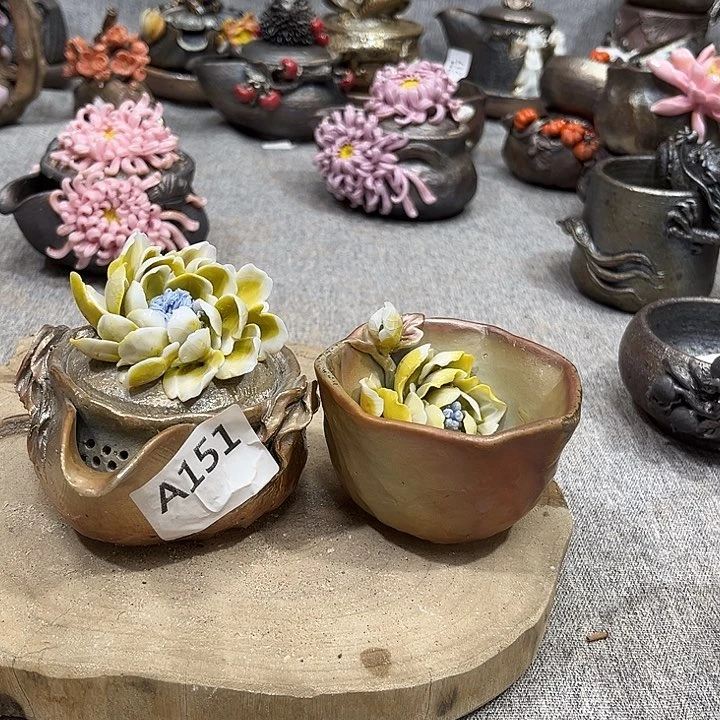壶垚焱柴烧茶具分享