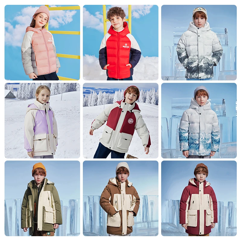 【反季特惠 】雪中飞童装羽绒服集合-L