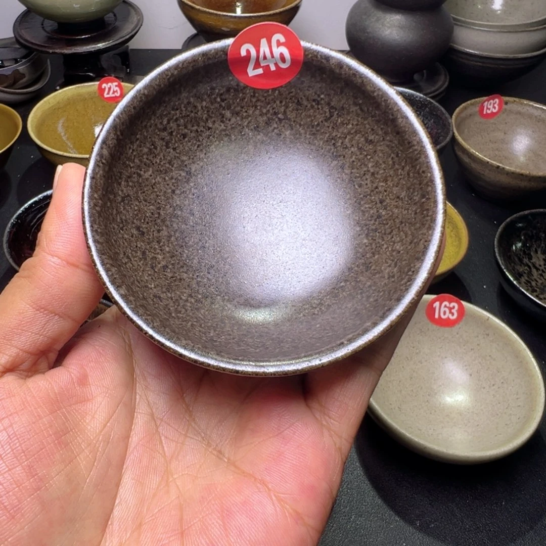 稻***草茶盏山下乾龙窑柴烧茶盏