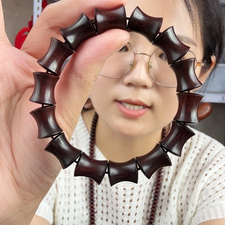檀香紫檀（小叶紫檀）小叶紫檀竹节