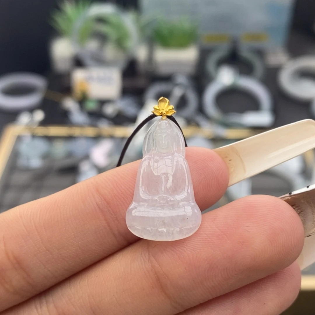 【闪购商品】颈饰18K金镶嵌翡翠