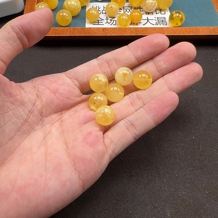 琥珀未镶嵌珠宝奇石天然491