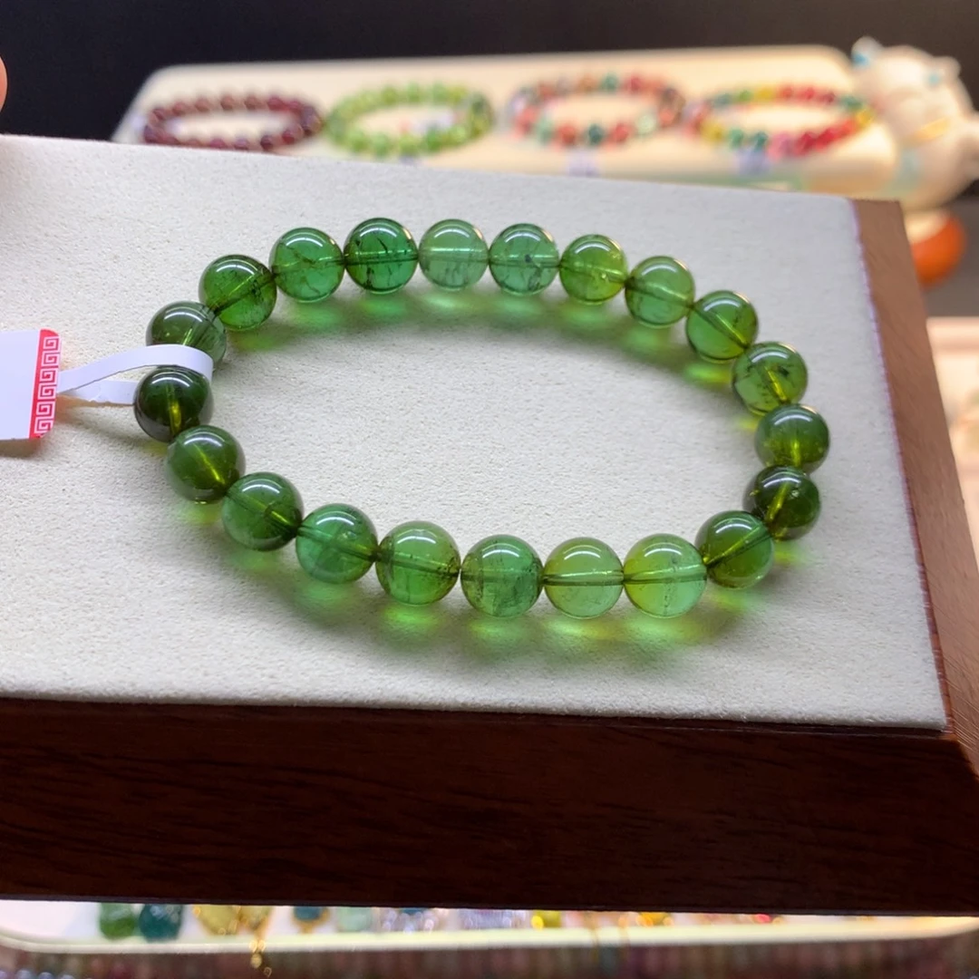 手串未镶嵌碧玺9mm绿碧玺手链