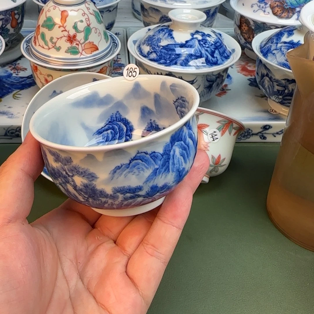 彦祖纯手工手绘茶具185