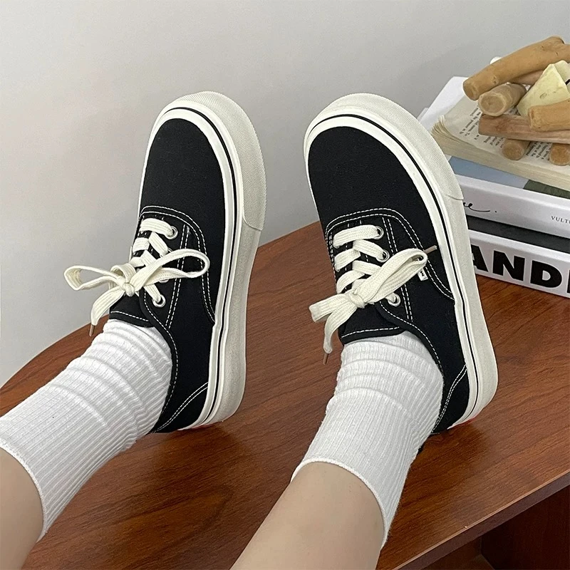 Ou Shi Yuan/欧诗媛女生学生休闲百搭帆布鞋板鞋TP368