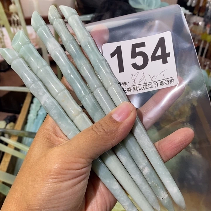 月***安蛇纹石玉未镶嵌发饰