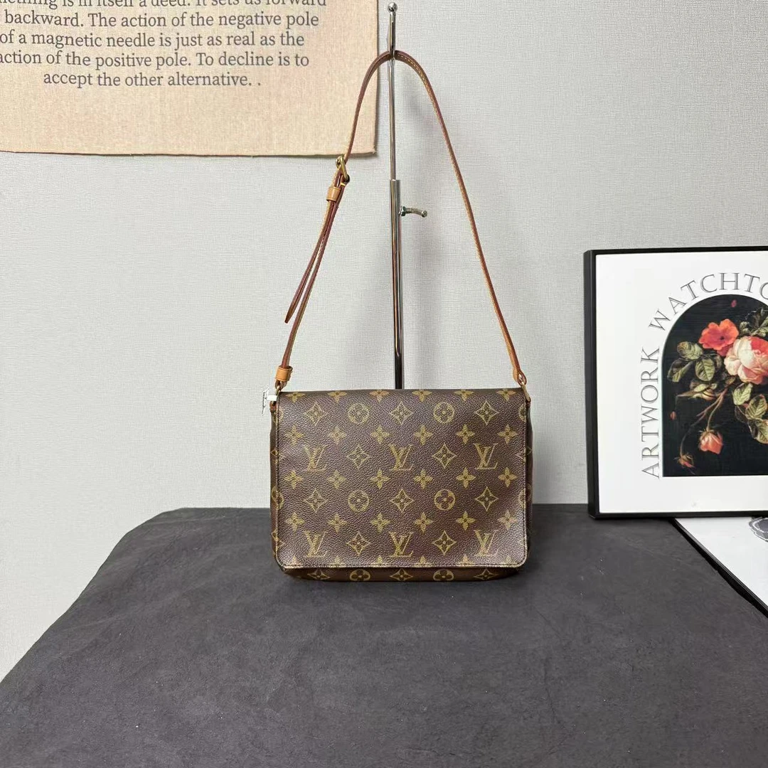 95新 LouisVuitton/路易威登 古登中古/横版王菲包/斜挎包/单肩包
