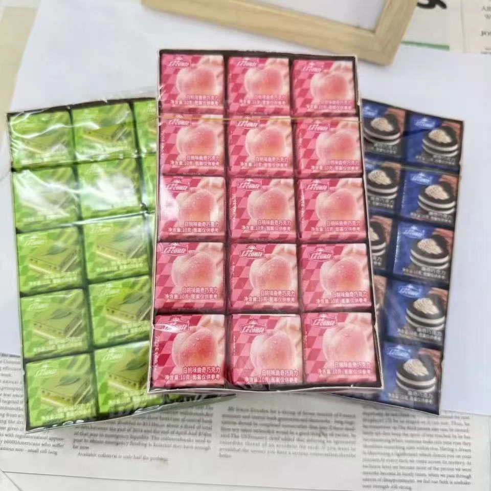 金帝焦糖/抹茶/曲奇/白桃味曲奇巧克力300g/盒