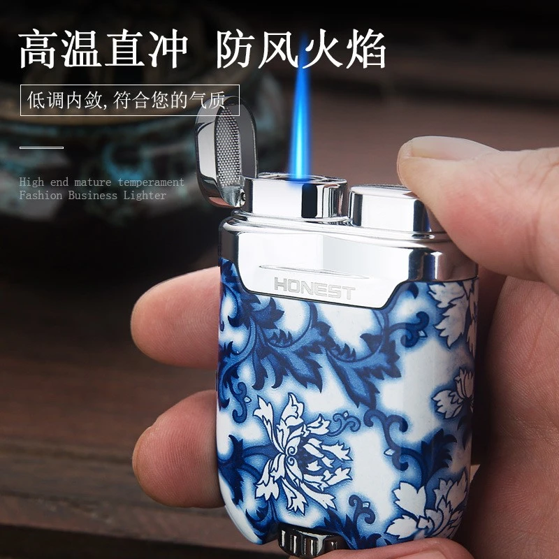 德国进口高端防风充气打火机创意个性耐用男友防风充气打火机