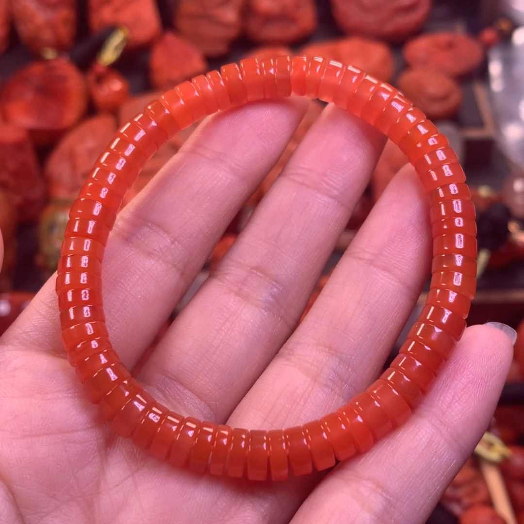 【闪购商品】未镶嵌手串南红玛瑙哈**喱