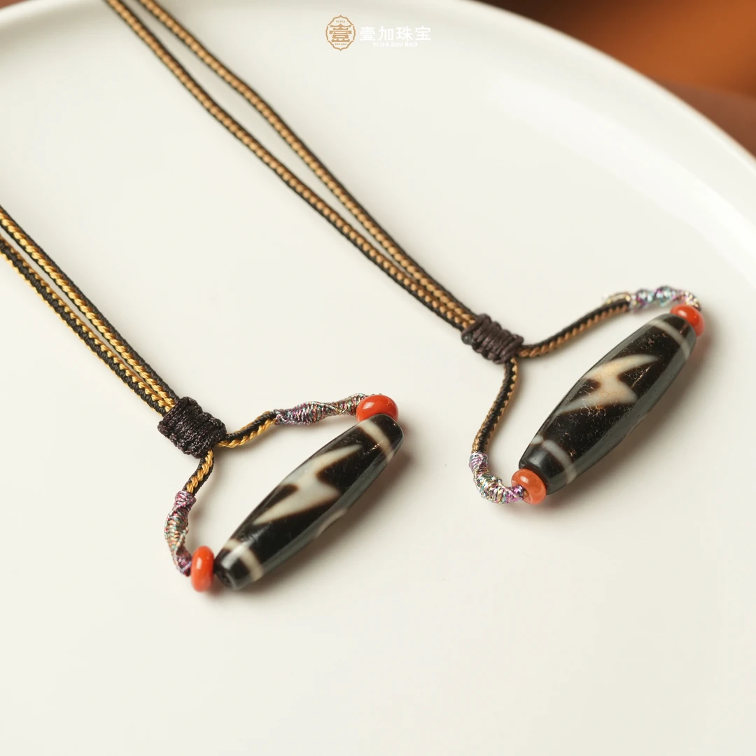 壹加师姐｜手工设计横版五y闪电玛瑙项链多样性发一1109s