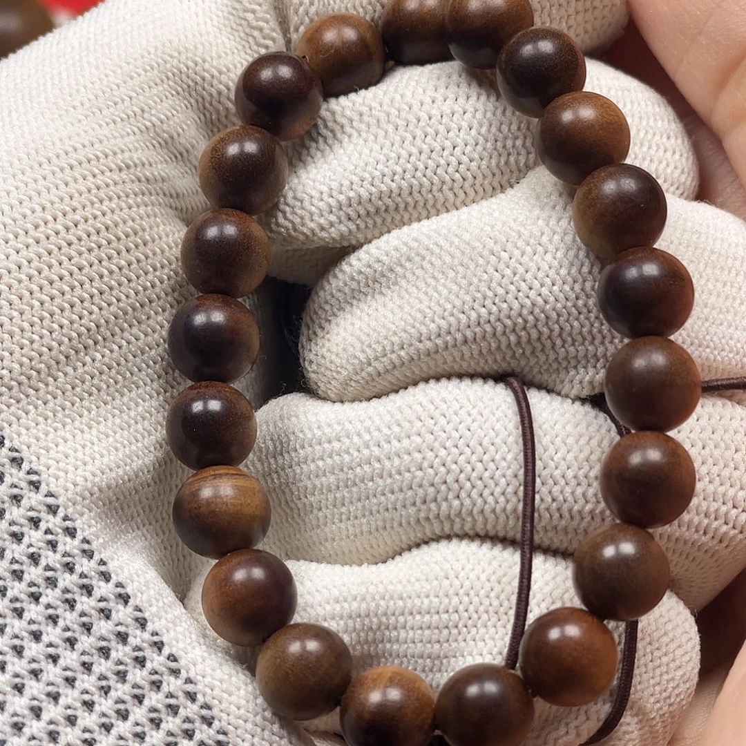 兰***花檀香木手串/手链老山檀香0.8单圈