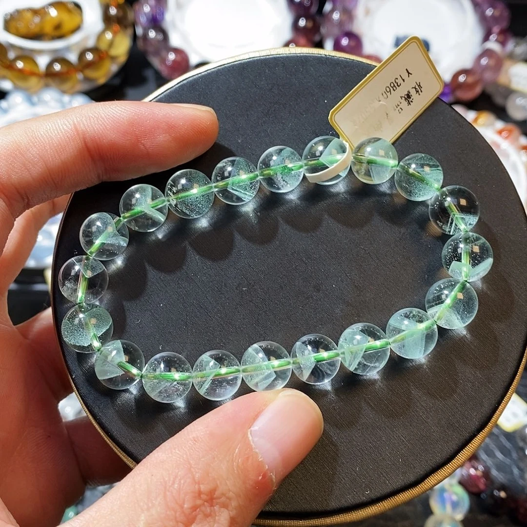 未镶嵌手链水晶翠幽灵9.6